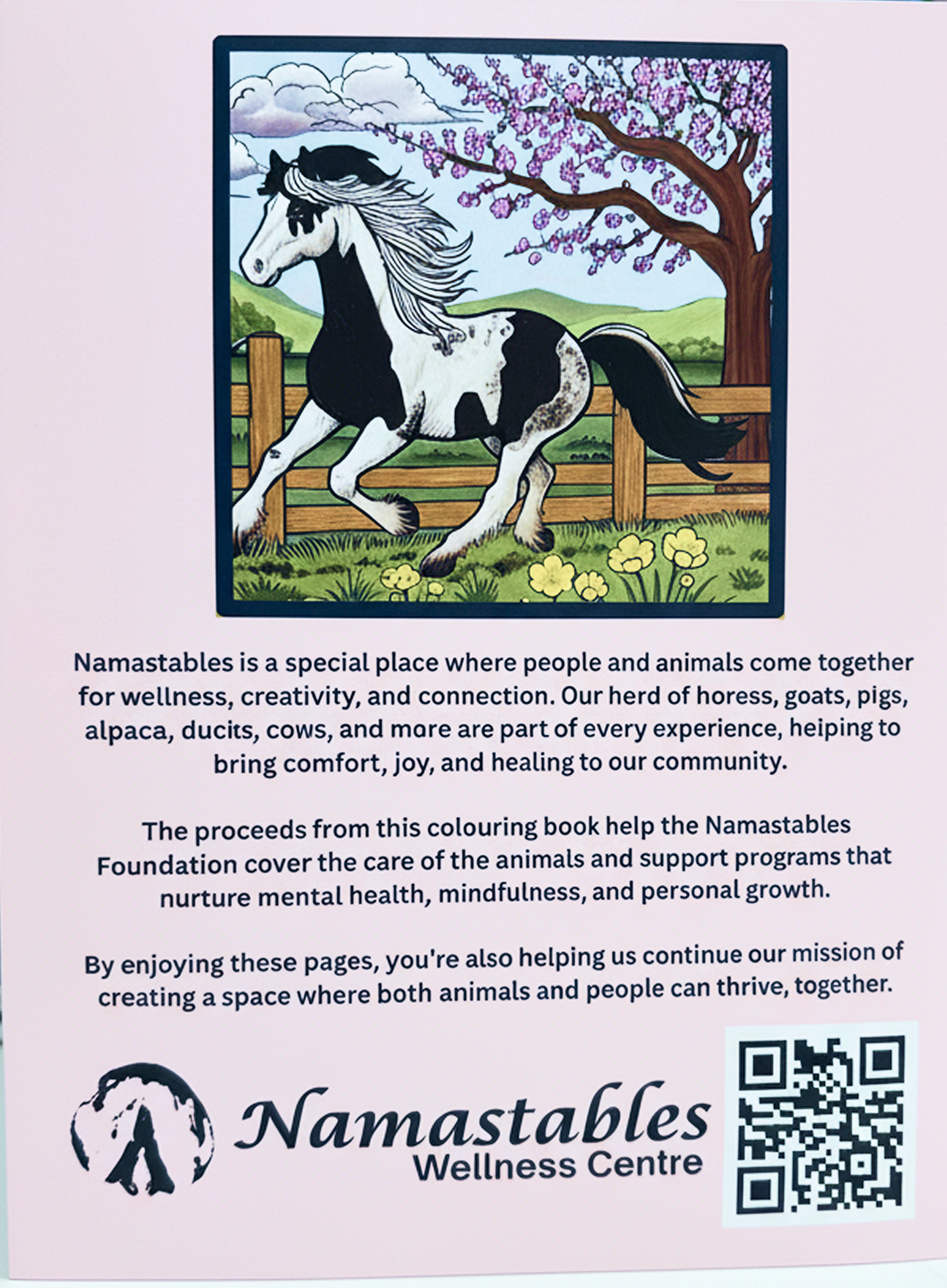 Namastables Wellness Centre Coloring Book